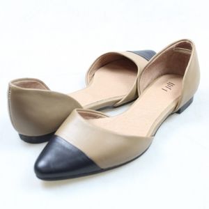 J Jill Black/Tan Dress Flats for Women Size 7